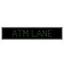 LED ATM LANE Sign - Green