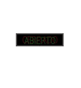 LED OPEN / CLOSED (ABIERTO / CERRADO) Sign - Spanish