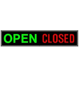 LED Backlit OPEN / CLOSED Sign