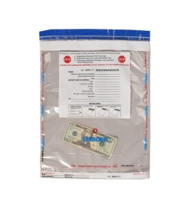 Tamper Evident Cash Bag - 13.25" x 16.25"