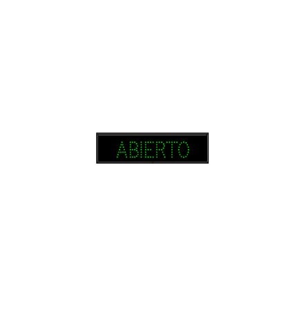 LED OPEN / CLOSED (ABIERTO / CERRADO) Sign - Spanish