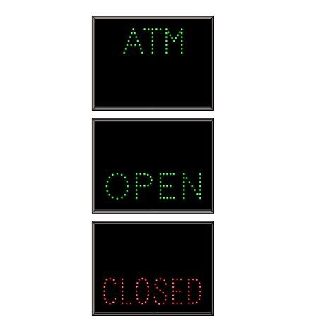 LED ATM OPEN / CLOSED Sign
