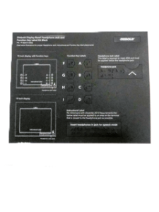 CS 7700/7750 Headphone Jack and Function Key Label Kit