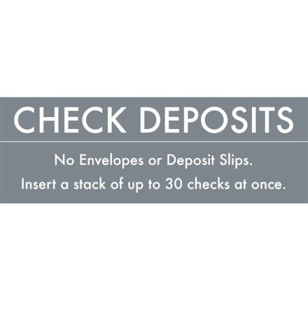 Deposit Automation Check Deposit Label