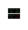 LED DRIVE-UP / ATM / OPEN / CLOSED Sign