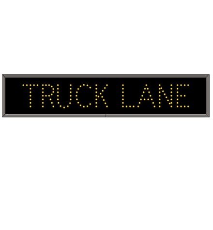 LED Truck Lane Sign