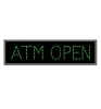 ATM OPEN Sign