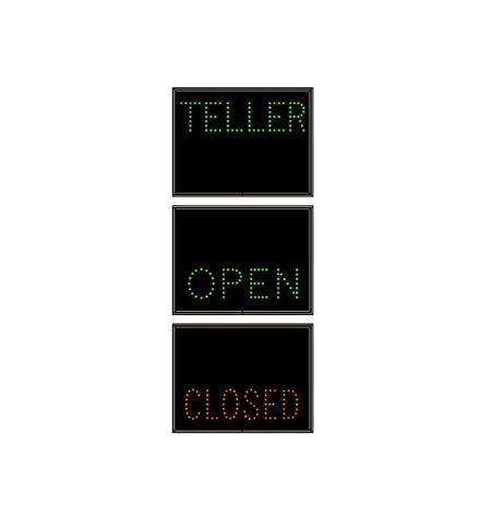 LED TELLER OPEN/CLOSED Sign