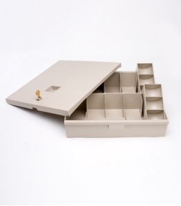 Plastic Cash Tray Kit - with Lid