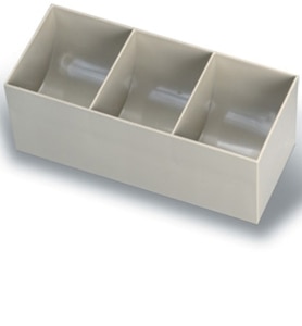 Three Compartment Coin Scoop Insert
