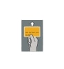 Opteva ActivEdge Card Reader Instruction Decal with Braille