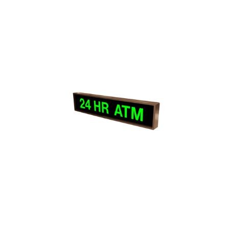 Backlit LED 24 HR ATM Sign